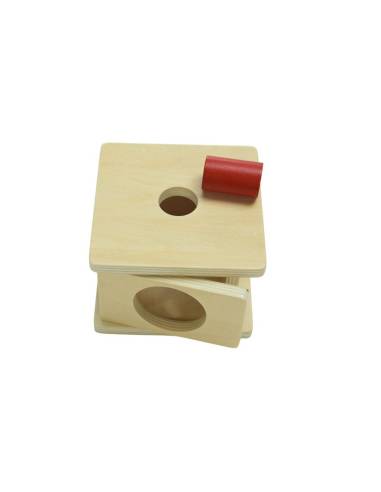 Boîte à forme Montessori – le petit cylindre en bois pour bébé dès 12 mois