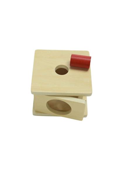 Boîte à forme Montessori – le petit cylindre en bois pour bébé dès 12 mois