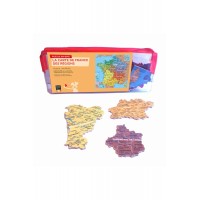 Puzzle "carte de France des régions"