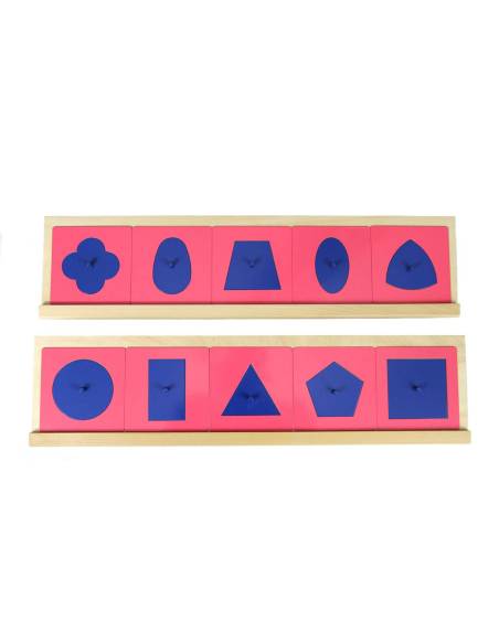 10 formes métalliques Montessori pour s'entraîner à dessiner et préparer l’écriture