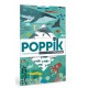 Poster+59 stickers : 6-12 ans Animaux des océans Poppik