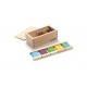4ème boîte de tablettes de couleur en bois : arc en ciel