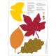 Carte à poinçonner "feuilles d'automne"