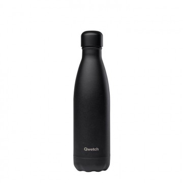 Gourde isotherme "All black " 500 ml Qwetch