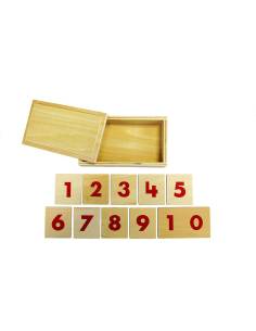 Cartes des nombres pour barres numériques 2