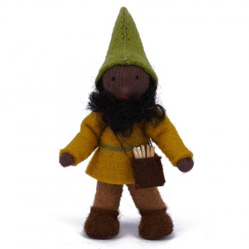 Gnome du noisetier - peau noire