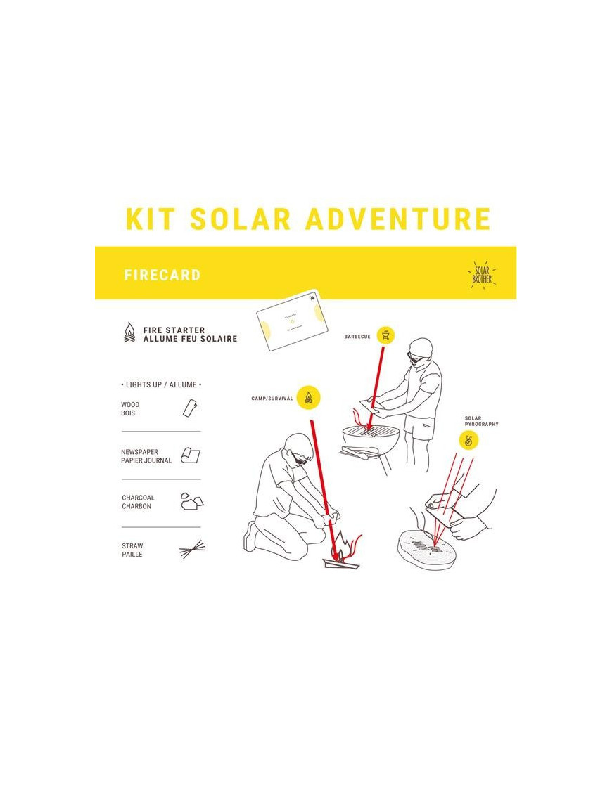 Matériel de survie solaire Adventure Kit