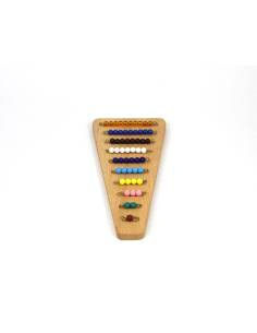 Escalier de perles de 1 à 10 avec support