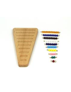 Escalier de perles de 1 à 10 avec support 2