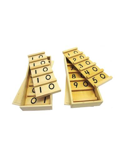 Matériel sensoriel pour apprendre les dizaines et unités