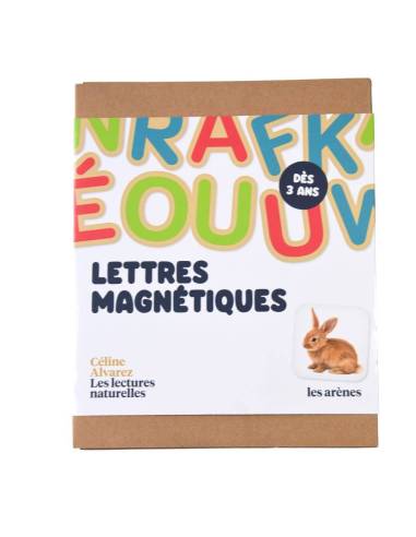 Lettres magnétiques Montessori Céline Alvarez pour apprentissage du langage