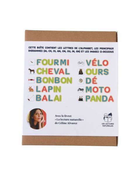 Lettres magnétiques Montessori Céline Alvarez – apprendre à lire et écrire de façon ludique