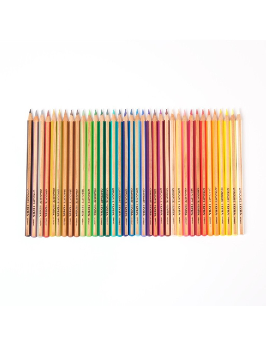 Crayons de couleur Lyra graduate 36 pièces