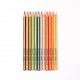 Crayons de couleur Lyra graduate boîte métal 12 pièces