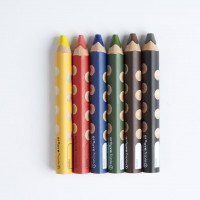 6 crayons de couleur Lyra Groove Triple one