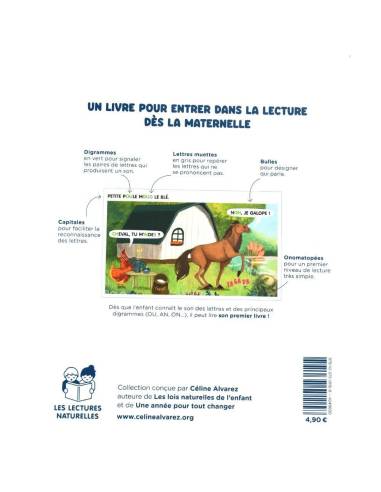 La Petite Poule Rousse – livre de premières lectures Céline Alvarez pour enfants 4–7 ans