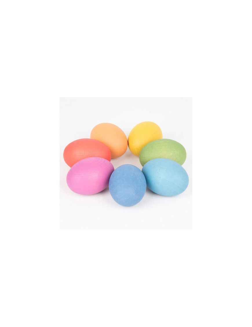 Rainbow wooden Eggs