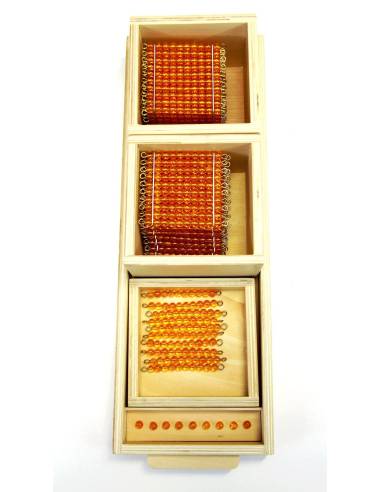 Deuxième plateau Montessori pour ordres de grandeur décimaux