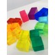 20 cubes translucides colorés- Bauspiel