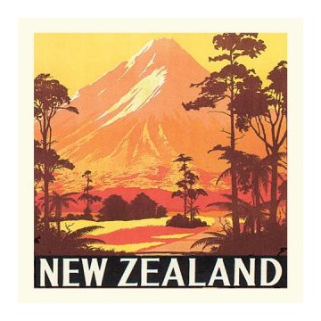 Carte "Nouvelle-Zélande"
