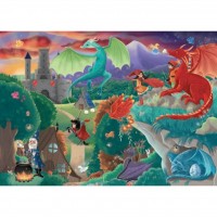 Puzzle - Les Dragons - 50 pièces