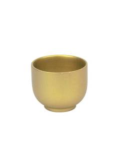 Bol en bois doré pour rangement des perles unités Montessori 2