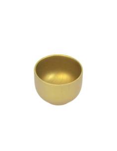 Bol en bois doré pour rangement des perles unités Montessori