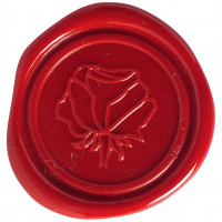 Set de cire traditionnelle avec sceau "rose"