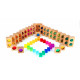 Petite roue des couleurs et cubes translucides - Bauspiel