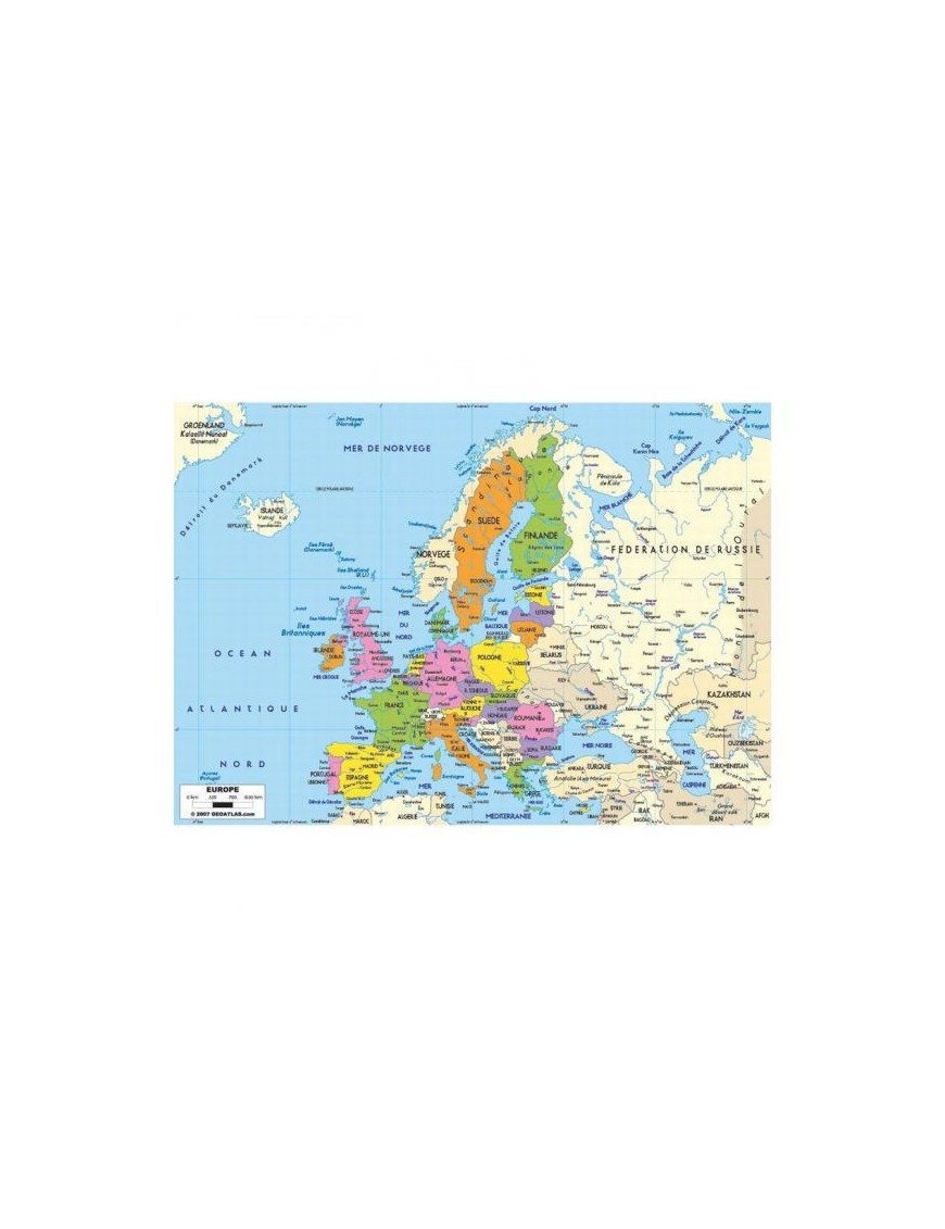Puzzle "carte d'Europe"