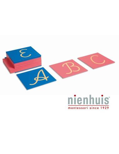 Lettres rugueuses majuscules cursives Nienhuis