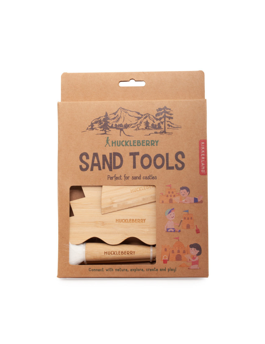 Outils en bambou pour le sable