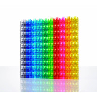 100 cubes translucides et emboîtables