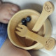 Fourchette et cuillère pour bébé en bambou - dès 18 mois