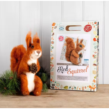 Kit de feutrage à l'aiguille "écureuil roux"
