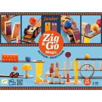 Circuit cause à effet : Zig and Go Junior-42 pièces Music Djeco