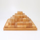 Grande pyramide de cubes-bois naturel Grimm's