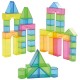 50 blocs translucides colorés