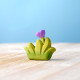 Herbe avec fleurs lilas-petit modèle