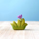 Herbe avec fleurs lilas-petit modèle