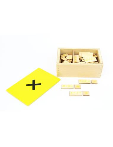 Boîte en bois pour automatiser les tables de multiplication