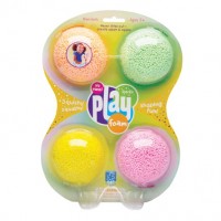 Play foam - 4 couleurs vives avec paillettes