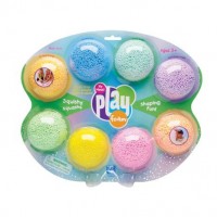 Play foam - 8 couleurs vives avec et sans paillettes