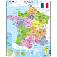 Puzzle 70 pièces France politique - Larsen
