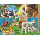 Puzzle 23 pièces "animaux de la ferme" - Larsen