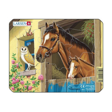 Puzzle "chevaux "- 7 pièces - Larsen
