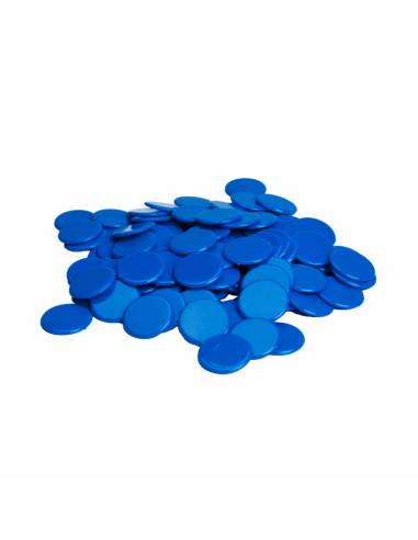 Lot de jetons bleus pour activités éducatives Montessori