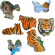 Puzzle 36 pièces "Jungle en Asie" - Larsen