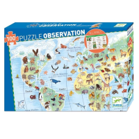 Puzzle observation - les animaux du Monde - 100 pièces