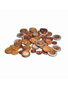Pièces factices en euros – Set de 80 pour jeux de rôle et...